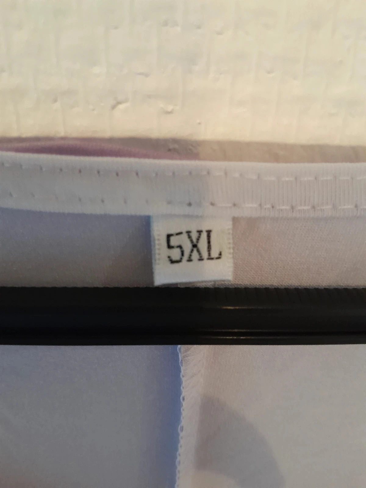 Túnica assimétrica, feminina, tamanho 5XL, violetas degradados – photo 4